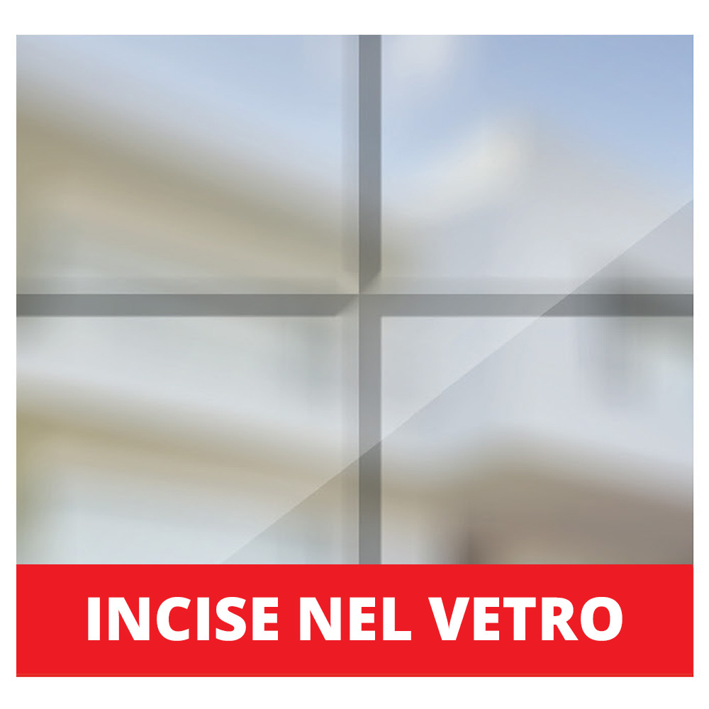 Caratteristiche vetro Serbapalst Inglesine interne vetro Incise nel vetro