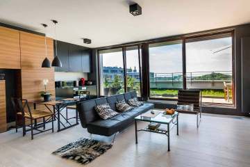 Modern interior design room